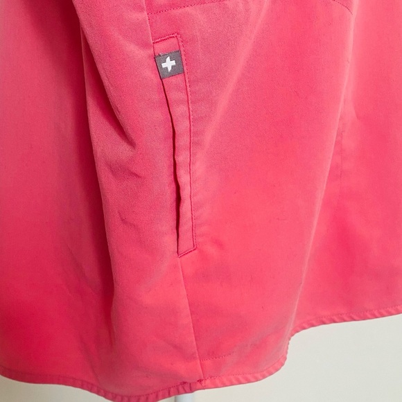 FIGS Rafaela Oversized Scrub Top - Bubblegum Pink - Picture 3 of 8